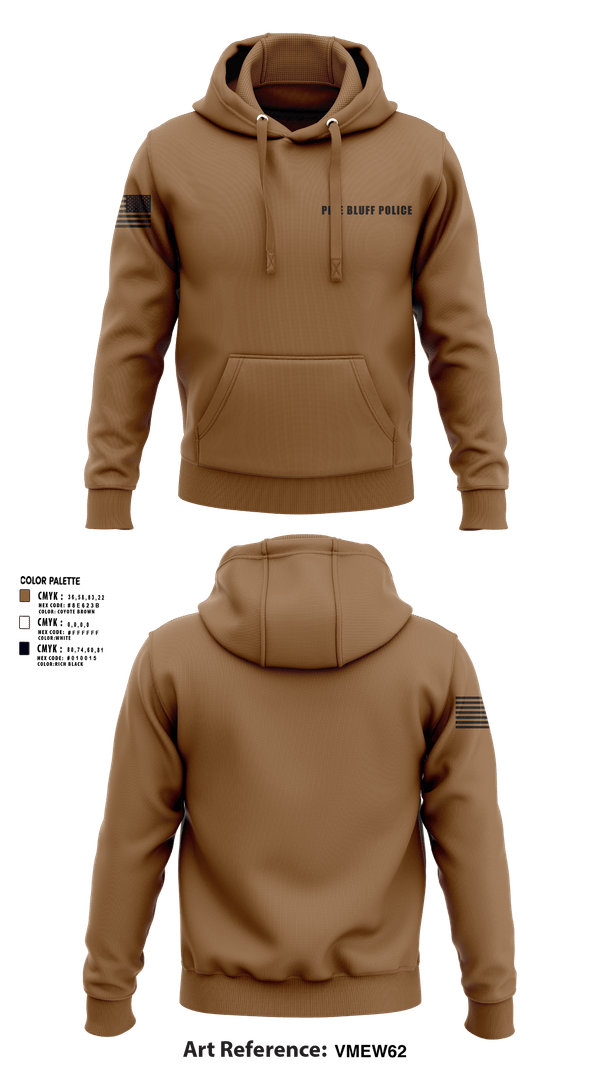 Hoodie, Pine Bluff Police, Police, Teamtime, Team time, sublimation, custom sports apparel, team uniforms, spirit wear, spiritwear, sports uniforms, custom shirts, team store, custom team store, fundraiser sports, apparel fundraiser
