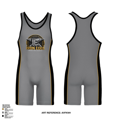 Iron edge wrestling academy 10827330 Men's Wrestling Singlet - 3