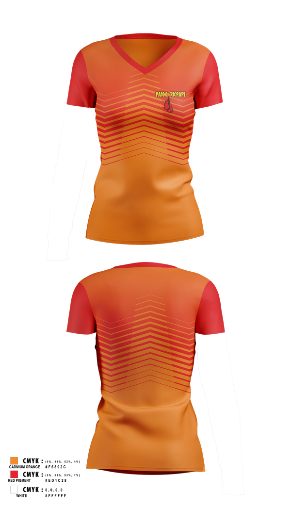 Womens Short Sleeve Vneck Shirt, PADWORKPAPI, E-Sports, Teamtime, Team time, sublimation, custom sports apparel, team uniforms, spirit wear, spiritwear, sports uniforms, custom shirts, team store, custom team store, fundraiser sports, apparel fundraiser