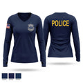 Minnesota State Patrol Women's Long Sleeve V-neck Shirt - 1