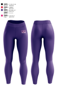 Carolina Track Hawks Womens Leggings - 10