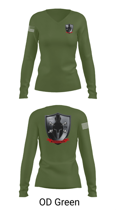 E/1-79 FA 20170635 Women's Long Sleeve V-neck Shirt - 57