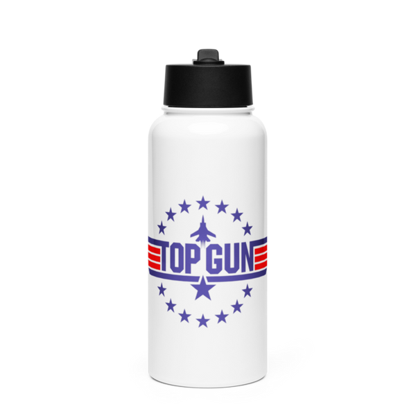 Lake City Thunder 75330803 Stainless Steel Water Bottle with a Straw Lid