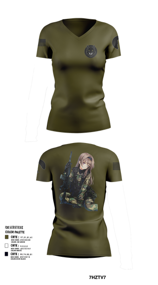 Womens Short Sleeve Vneck Shirt, The House of Wolves, , Teamtime, Team time, sublimation, custom sports apparel, team uniforms, spirit wear, spiritwear, sports uniforms, custom shirts, team store, custom team store, fundraiser sports, apparel fundraiser