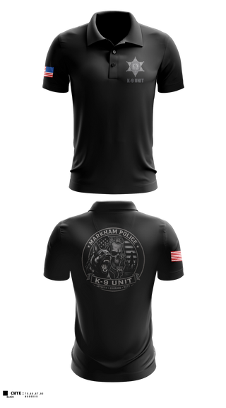 Short Sleeve Performance Polo, Markham Police K9 Unit, Police, Teamtime, Team time, sublimation, custom sports apparel, team uniforms, spirit wear, spiritwear, sports uniforms, custom shirts, team store, custom team store, fundraiser sports, apparel fundraiser