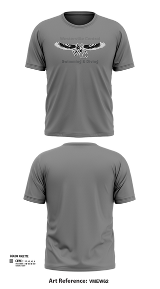 Short Sleeve Performance Shirt, Westerville Central Swimming & Diving, Swimming, Teamtime, Team time, sublimation, custom sports apparel, team uniforms, spirit wear, spiritwear, sports uniforms, custom shirts, team store, custom team store, fundraiser sports, apparel fundraiser