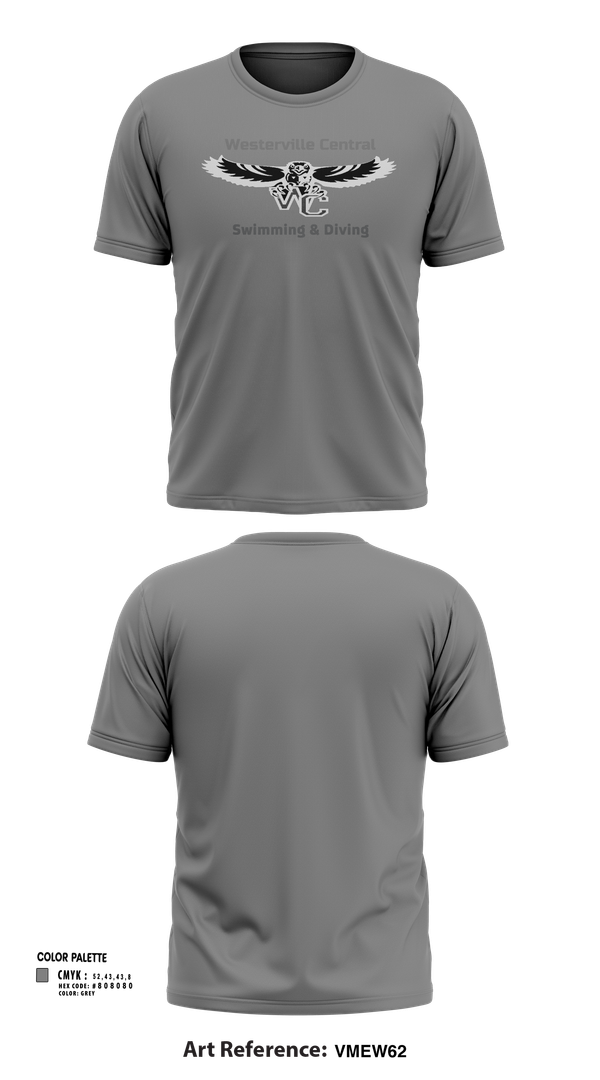 Short Sleeve Performance Shirt, Westerville Central Swimming & Diving, Swimming, Teamtime, Team time, sublimation, custom sports apparel, team uniforms, spirit wear, spiritwear, sports uniforms, custom shirts, team store, custom team store, fundraiser sports, apparel fundraiser