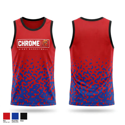 Bixby Chrome Mens Basketball Jersey - 1