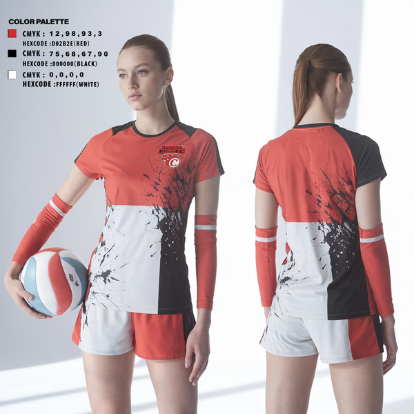 Womens Short Sleeve Vneck Shirt, Cardinal Comets Volleyball, Women's Volleyball, Teamtime, Team time, sublimation, custom sports apparel, team uniforms, spirit wear, spiritwear, sports uniforms, custom shirts, team store, custom team store, fundraiser sports, apparel fundraiser