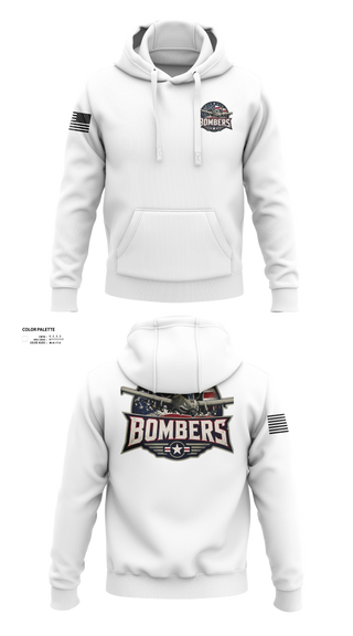 Hoodie, Bombers, Baseball, Teamtime, Team time, sublimation, custom sports apparel, team uniforms, spirit wear, spiritwear, sports uniforms, custom shirts, team store, custom team store, fundraiser sports, apparel fundraiser