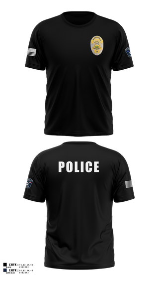 Short Sleeve Performance Shirt, McCordsville Police Department, Police, Teamtime, Team time, sublimation, custom sports apparel, team uniforms, spirit wear, spiritwear, sports uniforms, custom shirts, team store, custom team store, fundraiser sports, apparel fundraiser