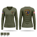 Livingston Co Sheriff K9 Women's Long Sleeve V-neck Shirt - 1