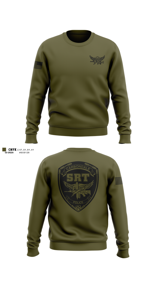 Crew Neck Sweatshirt, Special response team, Police, Teamtime, Team time, sublimation, custom sports apparel, team uniforms, spirit wear, spiritwear, sports uniforms, custom shirts, team store, custom team store, fundraiser sports, apparel fundraiser