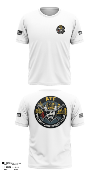 Short Sleeve Performance Shirt, ATF, Police, Teamtime, Team time, sublimation, custom sports apparel, team uniforms, spirit wear, spiritwear, sports uniforms, custom shirts, team store, custom team store, fundraiser sports, apparel fundraiser