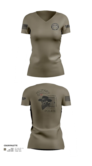 Womens Short Sleeve Vneck Shirt, , Army, Teamtime, Team time, sublimation, custom sports apparel, team uniforms, spirit wear, spiritwear, sports uniforms, custom shirts, team store, custom team store, fundraiser sports, apparel fundraiser