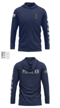Roy Cit Police K9 Long Sleeve Hooded Sun Shirt - 106