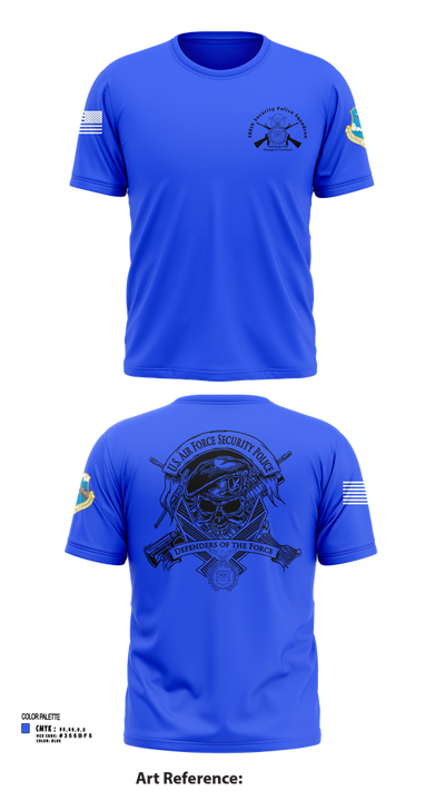 380th Security Police Squadron 85446587 Short Sleeve Performance Shirt - 101