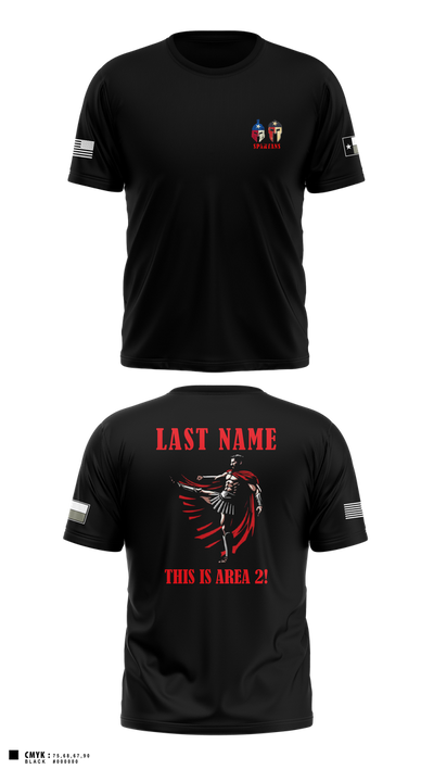 AREA 2, 12TH BN ARCG 59742931 Short Sleeve Performance Shirt - 6