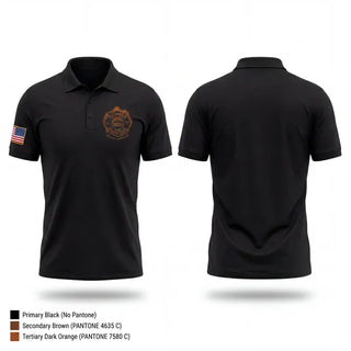 Short Sleeve Performance Polo, Cowee Volunteer Fire Rescue, Fire Department, Teamtime, Team time, sublimation, custom sports apparel, team uniforms, spirit wear, spiritwear, sports uniforms, custom shirts, team store, custom team store, fundraiser sports, apparel fundraiser