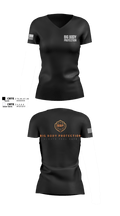 Big Body Protection 75835600 Women's Short Sleeve V-neck Shirt - 100