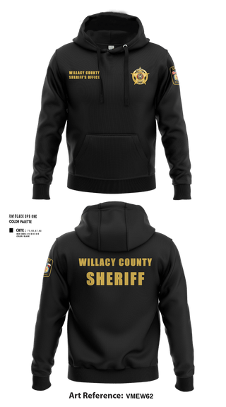 Hoodie, Willacy County Sheriff's Office, Police, Teamtime, Team time, sublimation, custom sports apparel, team uniforms, spirit wear, spiritwear, sports uniforms, custom shirts, team store, custom team store, fundraiser sports, apparel fundraiser