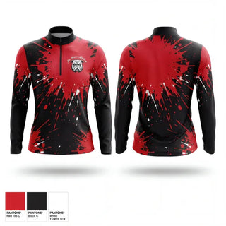 Quarter Zip Jacket, New Horizon Academy Bulldogs, Men's Basketball, Teamtime, Team time, sublimation, custom sports apparel, team uniforms, spirit wear, spiritwear, sports uniforms, custom shirts, team store, custom team store, fundraiser sports, apparel fundraiser