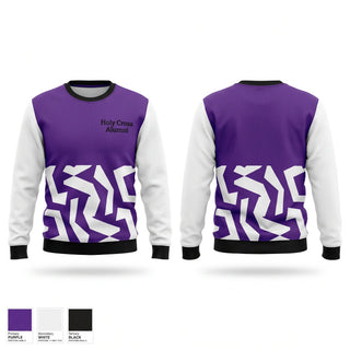 Crew Neck Sweatshirt, Holy Cross Alumni, Track & Field, Teamtime, Team time, sublimation, custom sports apparel, team uniforms, spirit wear, spiritwear, sports uniforms, custom shirts, team store, custom team store, fundraiser sports, apparel fundraiser