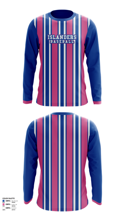 Islanders 88250489 Long Sleeve Performance Shirt 3