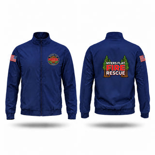 Windbreaker, Myers Flat Fire Rescue, Fire Department, Teamtime, Team time, sublimation, custom sports apparel, team uniforms, spirit wear, spiritwear, sports uniforms, custom shirts, team store, custom team store, fundraiser sports, apparel fundraiser