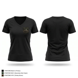 Womens Short Sleeve Vneck Shirt, Surface shitters, Army, Teamtime, Team time, sublimation, custom sports apparel, team uniforms, spirit wear, spiritwear, sports uniforms, custom shirts, team store, custom team store, fundraiser sports, apparel fundraiser