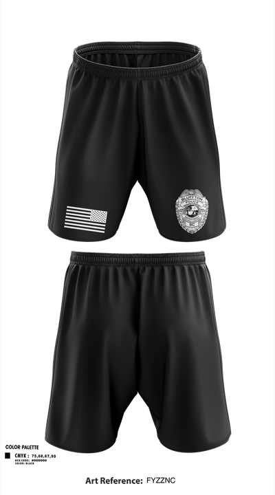 Bluffton PD 22287446 Athletic Shorts With Pockets - 100