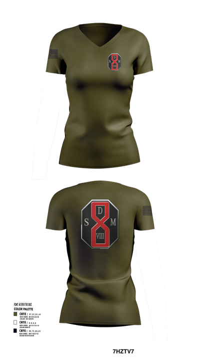 San Dimas Sheriffs Station 85539271 Women's Short Sleeve V-neck Shirt - 103