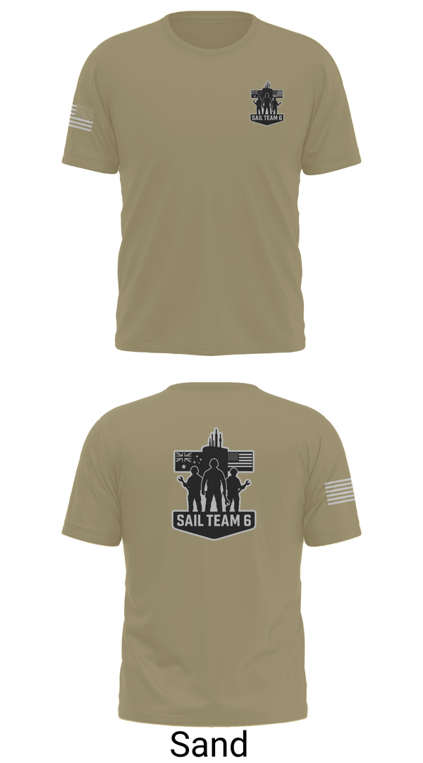 Sail team 6 28462926 Short Sleeve Performance Shirt - 91