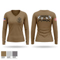Team Hellkite Women's Long Sleeve V-neck Shirt - 1