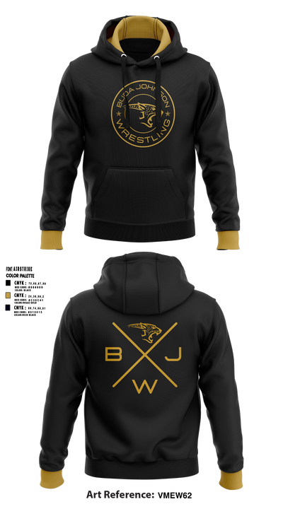 Buda Johnson Jaguars Wrestling Hoodie - 5