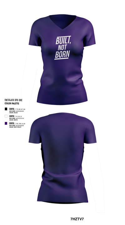 Northwest Magic Basketball 74207630 Women's Short Sleeve V-neck Shirt - 100