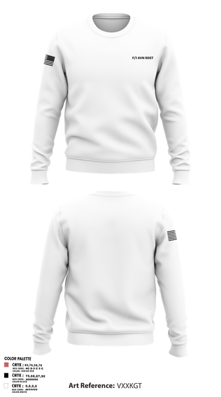Crew Neck Sweatshirt, F/1 AVN REGT, , Teamtime, Team time, sublimation, custom sports apparel, team uniforms, spirit wear, spiritwear, sports uniforms, custom shirts, team store, custom team store, fundraiser sports, apparel fundraiser