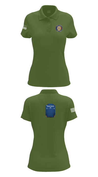 Cayce Police K9 35627395 Women's Short Sleeve Performance Polo  - 52