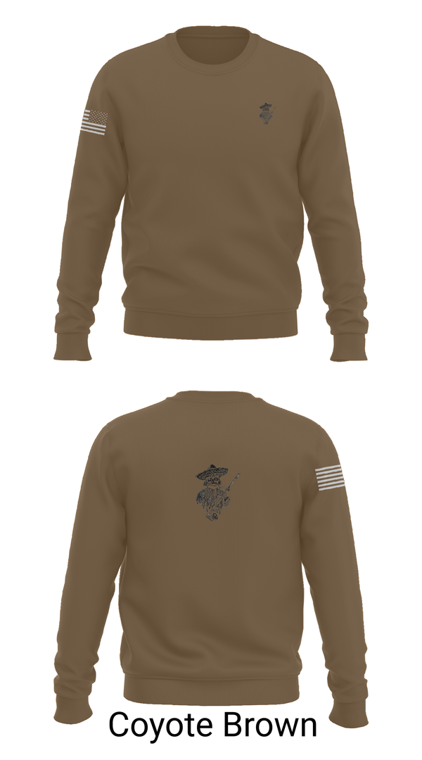 Crew Neck Sweatshirt, 1/23 Scout Sniper Platoon, , Teamtime, Team time, sublimation, custom sports apparel, team uniforms, spirit wear, spiritwear, sports uniforms, custom shirts, team store, custom team store, fundraiser sports, apparel fundraiser