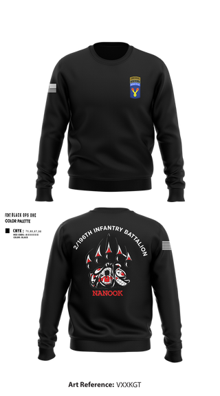 Crew Neck Sweatshirt, NANOOK, , Teamtime, Team time, sublimation, custom sports apparel, team uniforms, spirit wear, spiritwear, sports uniforms, custom shirts, team store, custom team store, fundraiser sports, apparel fundraiser