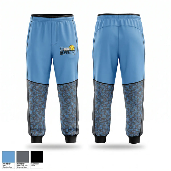Sweatpants, EC Ohio Legends, Softball, Teamtime, Team time, sublimation, custom sports apparel, team uniforms, spirit wear, spiritwear, sports uniforms, custom shirts, team store, custom team store, fundraiser sports, apparel fundraiser