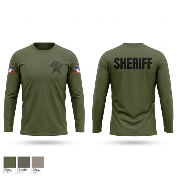 Long Sleeve Performance Shirt, Franklin County Sheriff's Department, Police, Teamtime, Team time, sublimation, custom sports apparel, team uniforms, spirit wear, spiritwear, sports uniforms, custom shirts, team store, custom team store, fundraiser sports, apparel fundraiser