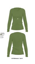 V3 80501934 Women's Long Sleeve V-neck Shirt - 40