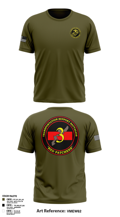 3rd TSB 79006876 Old School Cotton Feel Shirt - 1