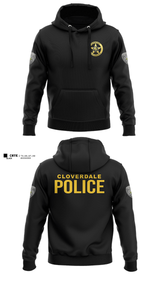 Hoodie, Cloverdale police department, Police, Teamtime, Team time, sublimation, custom sports apparel, team uniforms, spirit wear, spiritwear, sports uniforms, custom shirts, team store, custom team store, fundraiser sports, apparel fundraiser