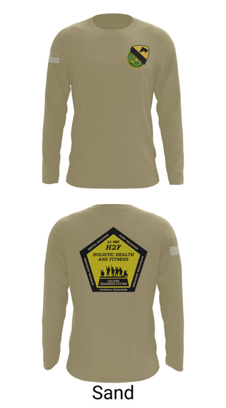 Long Sleeve Performance Shirt, 1st Cav 3CR, , Teamtime, Team time, sublimation, custom sports apparel, team uniforms, spirit wear, spiritwear, sports uniforms, custom shirts, team store, custom team store, fundraiser sports, apparel fundraiser