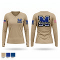 Methuen 50822063 Women's Long Sleeve V-neck Shirt - 1