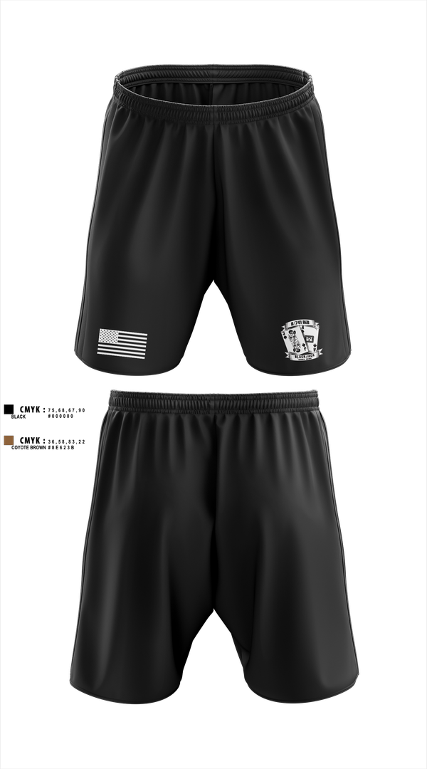 Athletic Shorts With Pockets, B/741BEB, Army, Teamtime, Team time, sublimation, custom sports apparel, team uniforms, spirit wear, spiritwear, sports uniforms, custom shirts, team store, custom team store, fundraiser sports, apparel fundraiser