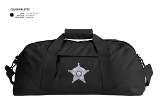 Duffle Bag, Bedford County Sheriff Office, Police, Teamtime, Team time, sublimation, custom sports apparel, team uniforms, spirit wear, spiritwear, sports uniforms, custom shirts, team store, custom team store, fundraiser sports, apparel fundraiser