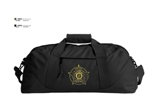 Duffle Bag, Quinton Police Department, Police, Teamtime, Team time, sublimation, custom sports apparel, team uniforms, spirit wear, spiritwear, sports uniforms, custom shirts, team store, custom team store, fundraiser sports, apparel fundraiser